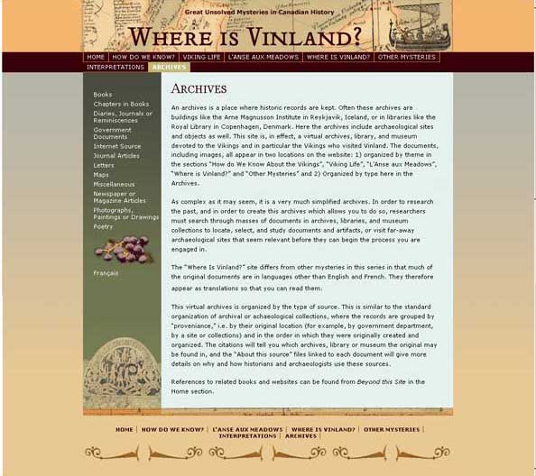 Vinland Home Page